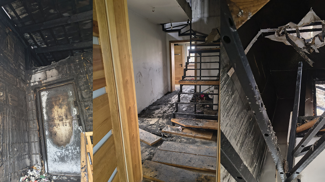 Ogień zniszczył im dom. Pogorzelcy potrzebują pomocy w odbudowie