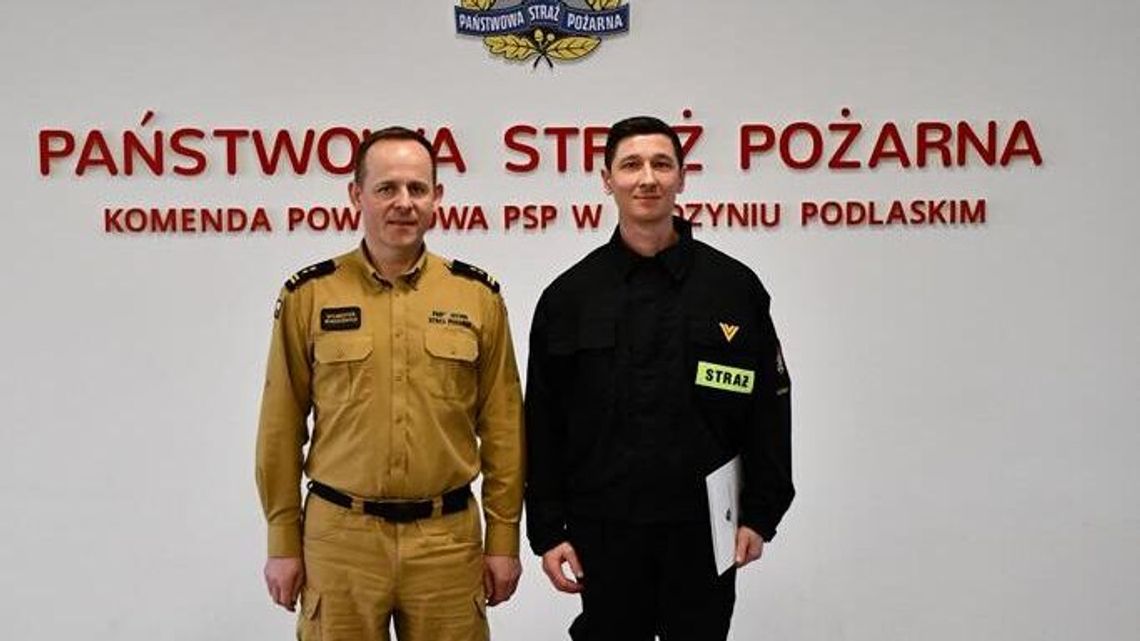 Ogniomistrz odebrał poród na stacji benzynowej