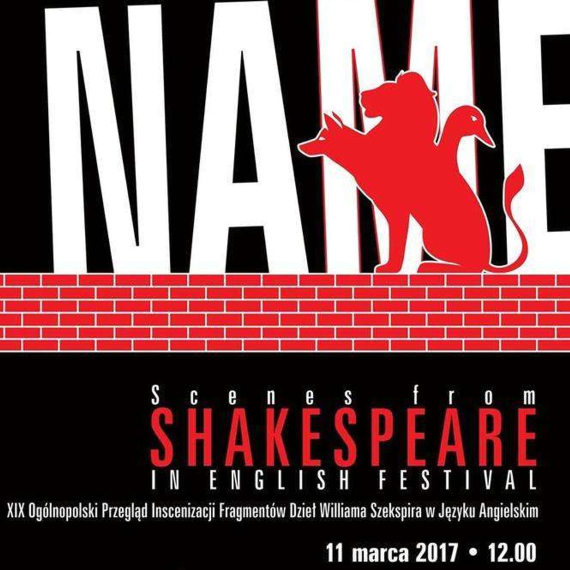 Ogólnopolski Przegląd Szekspirowski w Języku Angielskim Ogólnopolski Przegląd Szekspirowski w Języku Angielskim