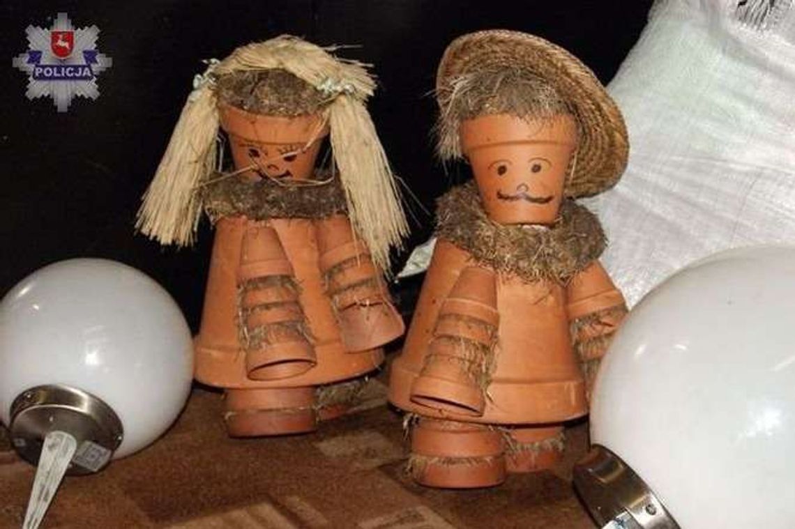 Ogrodowy złodziej. Zabrał figurki, lampy, dywan