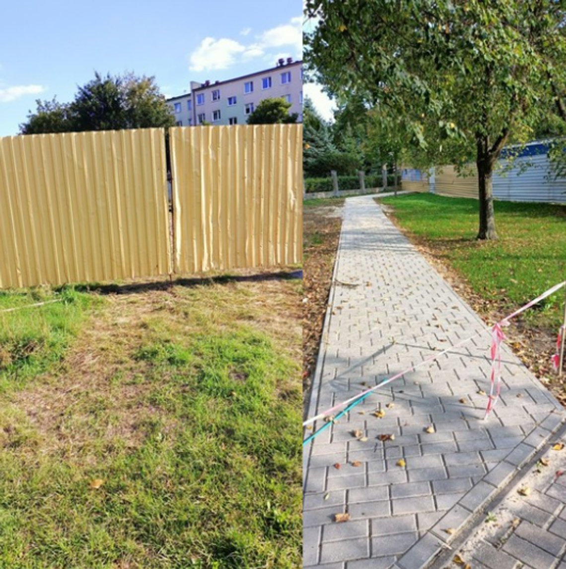 Ogrodzili skwer przy Romera. Mieszkańcy muszą chodzić przez teren parafii. „Tak nie powinno być”