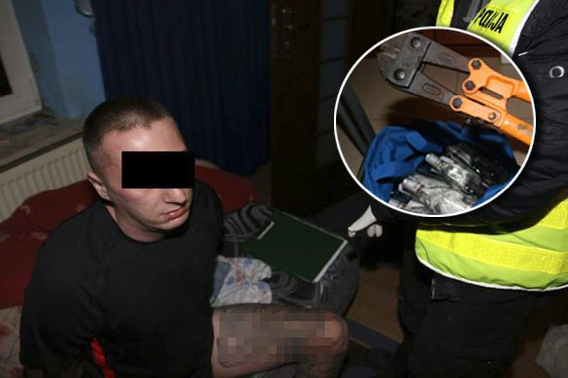 Okradali sklepy i domy. Szajka włamywaczy z Piask zatrzymana