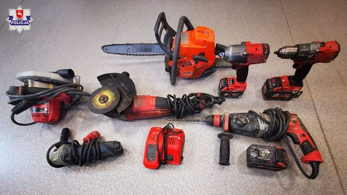 Okradł robotników pracujących przy S19. Zabrał narzędzia warte niemal 12 tys. zł