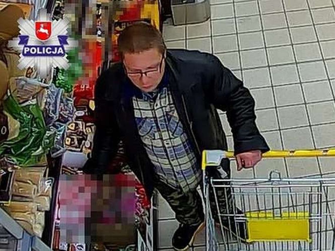 Okradł sklep w Izbicy. Policja publikuje wizerunek mężczyzny