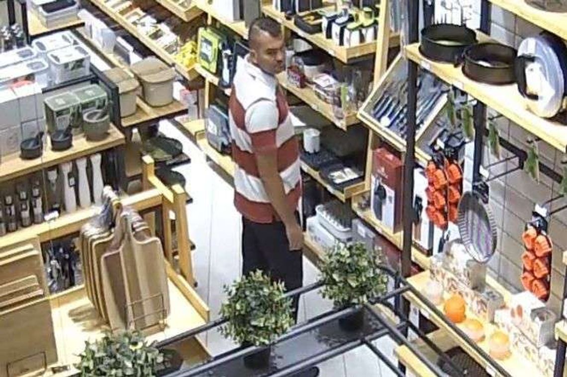 Okradł sklepy w galerii handlowej. Policja szuka tego mężczyzny