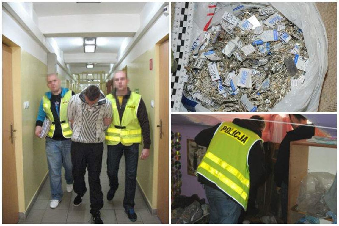 Okradli jubilera. Zabrali biżuterię za 50 tys. zł i wpadli kilka godzin później (wideo)
