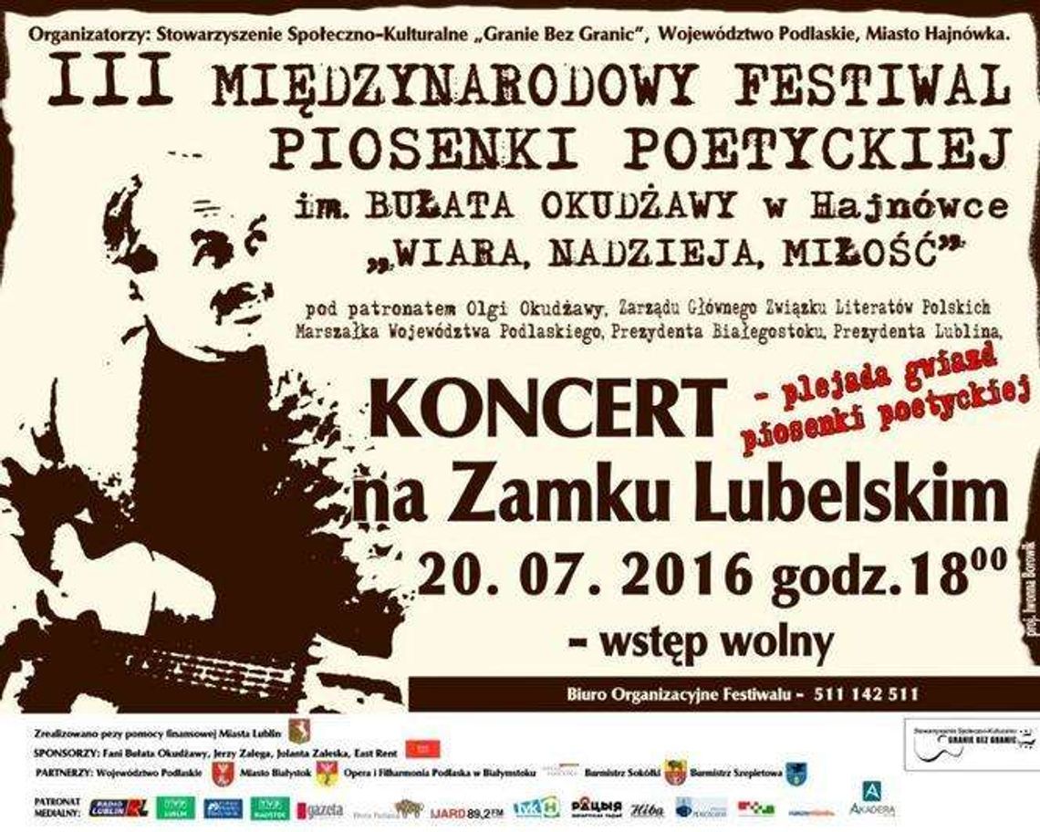 Okudżawa na Zamku Lubelskim