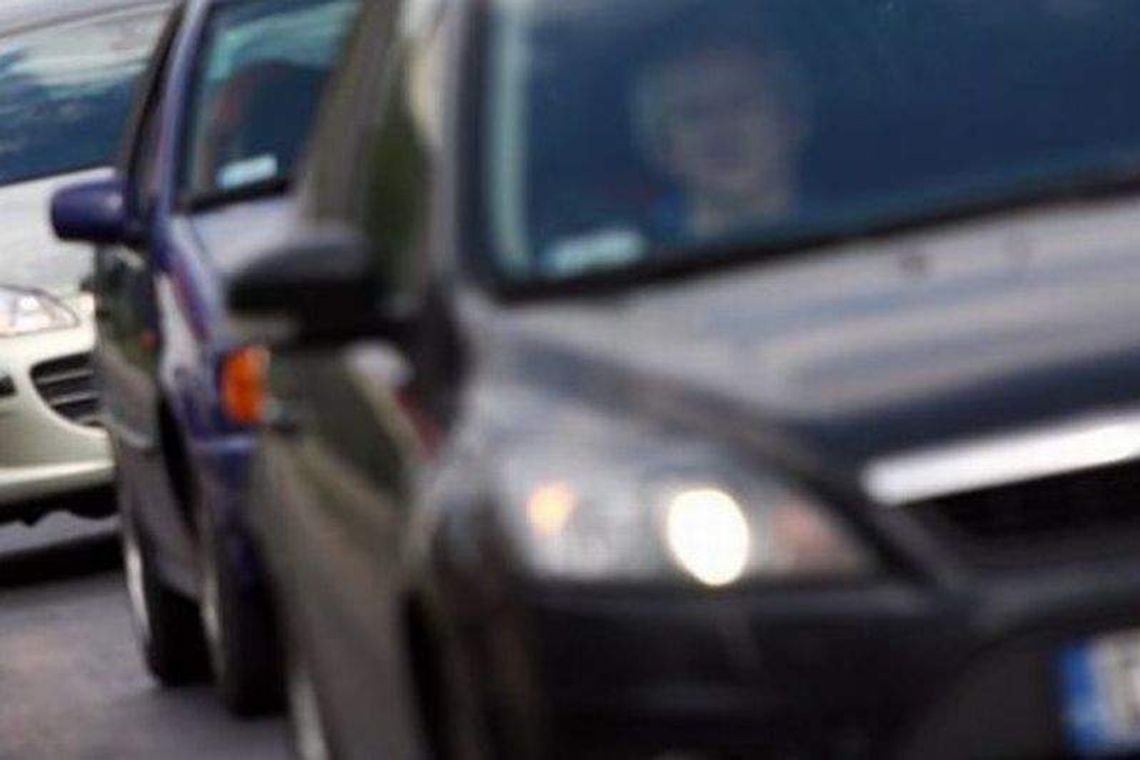 Olbrzymie korki na DK17 po kolizji koło restauracji Bida