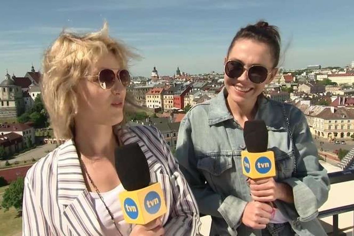 Olga Bołądź i Aleksandra Domańska o pracy nad filmem "Volta" w Lublinie Olga Bołądź i Aleksandra Domańska o pracy nad filmem "Volta" w Lublinie