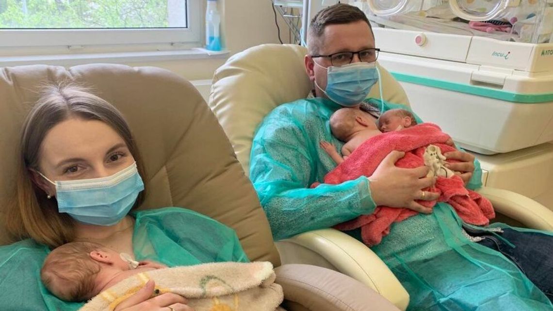 Oliwka, Zuzia i Mikołaj. Potrójne szczęście i "szok" dla rodziców 