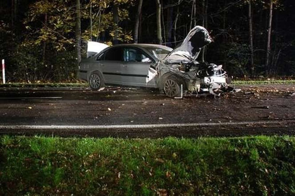 Omijał samochód bez świateł. Wpadł do rowu i uderzył w drzewo. 24-latek w szpitalu Omijał samochód bez świateł. Wpadł do rowu i uderzył w drzewo. 24-latek w szpitalu