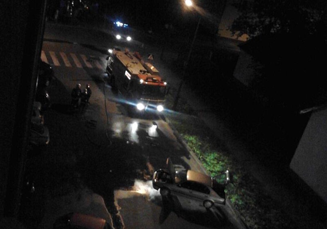 Opole Lubelskie: Gaz ulatniał się z samochodu