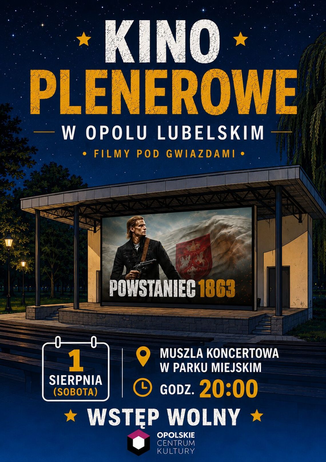 Opole Lubelskie uczci 82. rocznicę Powstania Warszawskiego. W programie plenerowy pokaz filmu Opole Lubelskie uczci 82. rocznicę Powstania Warszawskiego. W programie plenerowy pokaz filmu