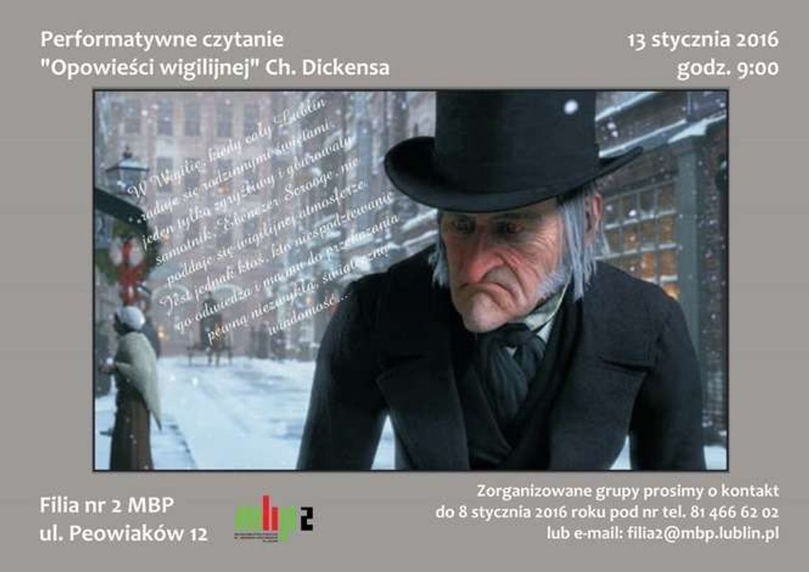 „Opowieść wigilijna” jak żywa