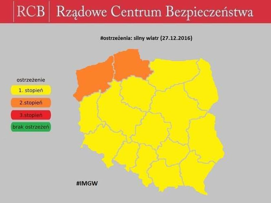 Orkan "Barbara" nad Polską. Dziś nadal będzie mocno wiało Orkan "Barbara" nad Polską. Dziś nadal będzie mocno wiało