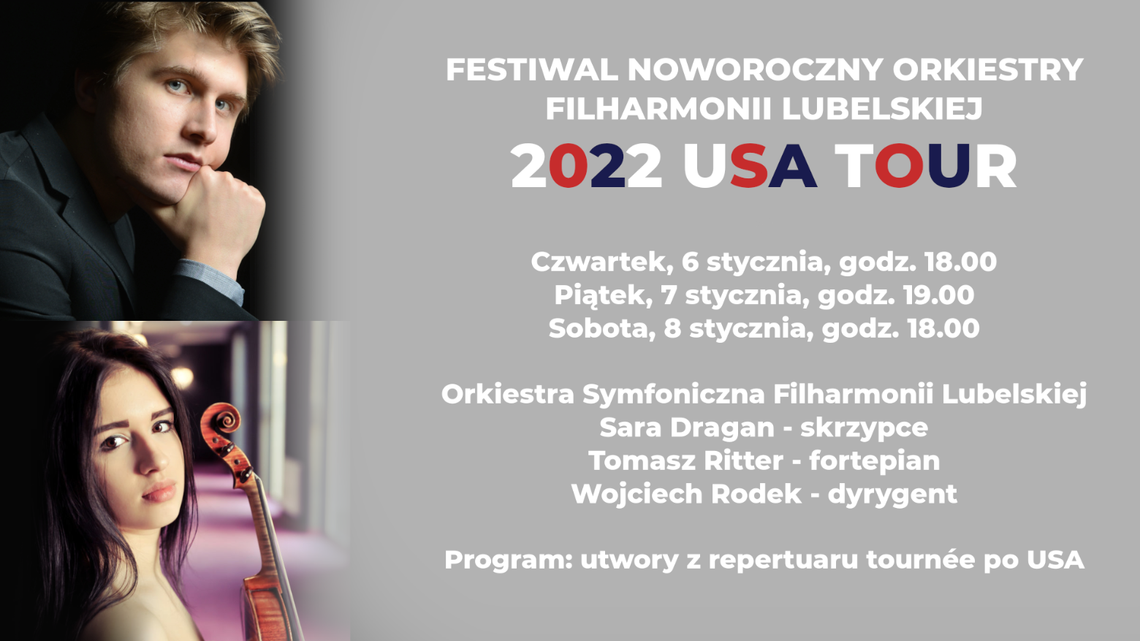 Orkiestra Filharmonii Lubelskiej wyruszy do Stanów. Na pożegnanie Festiwal Noworoczny