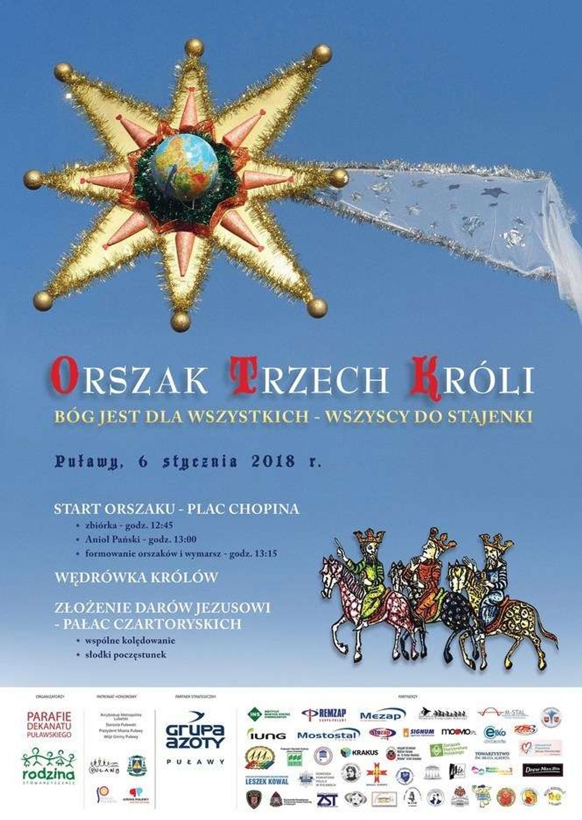 Orszak Trzech Króli w Puławach Orszak Trzech Króli w Puławach
