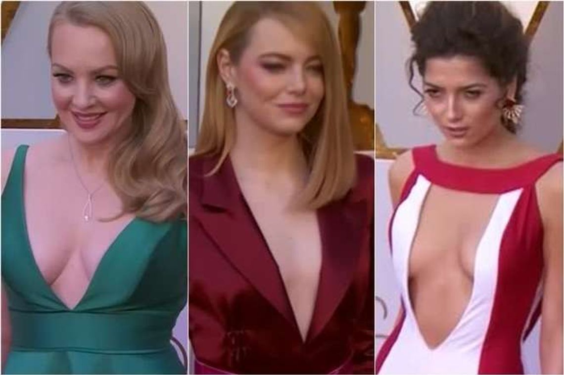 Oscary 2018: Odważna kreacja Emmy Stone i inne stroje [wideo]