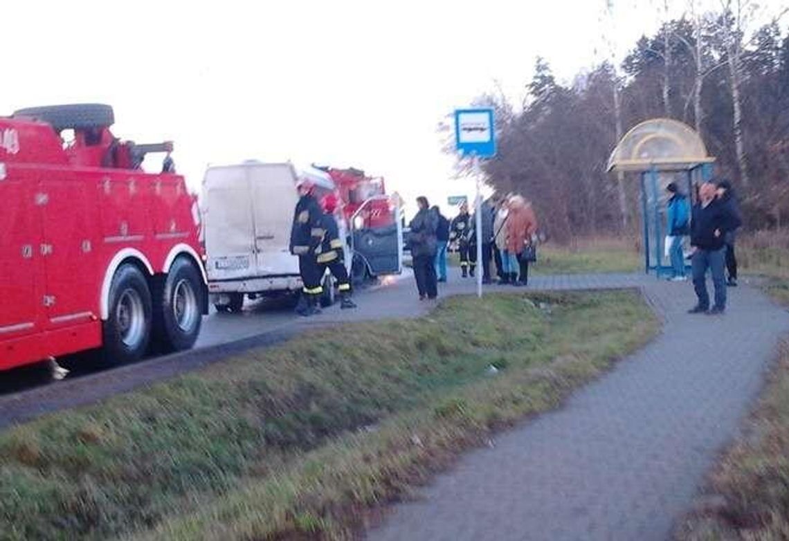 Osiedle Borek: Zderzenie ciężarówki z busem pasażerskim