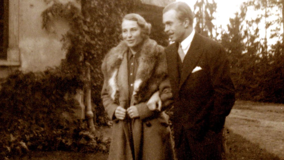 Ostatni ordynat i jego żona w Zamojskiej Alei Sław