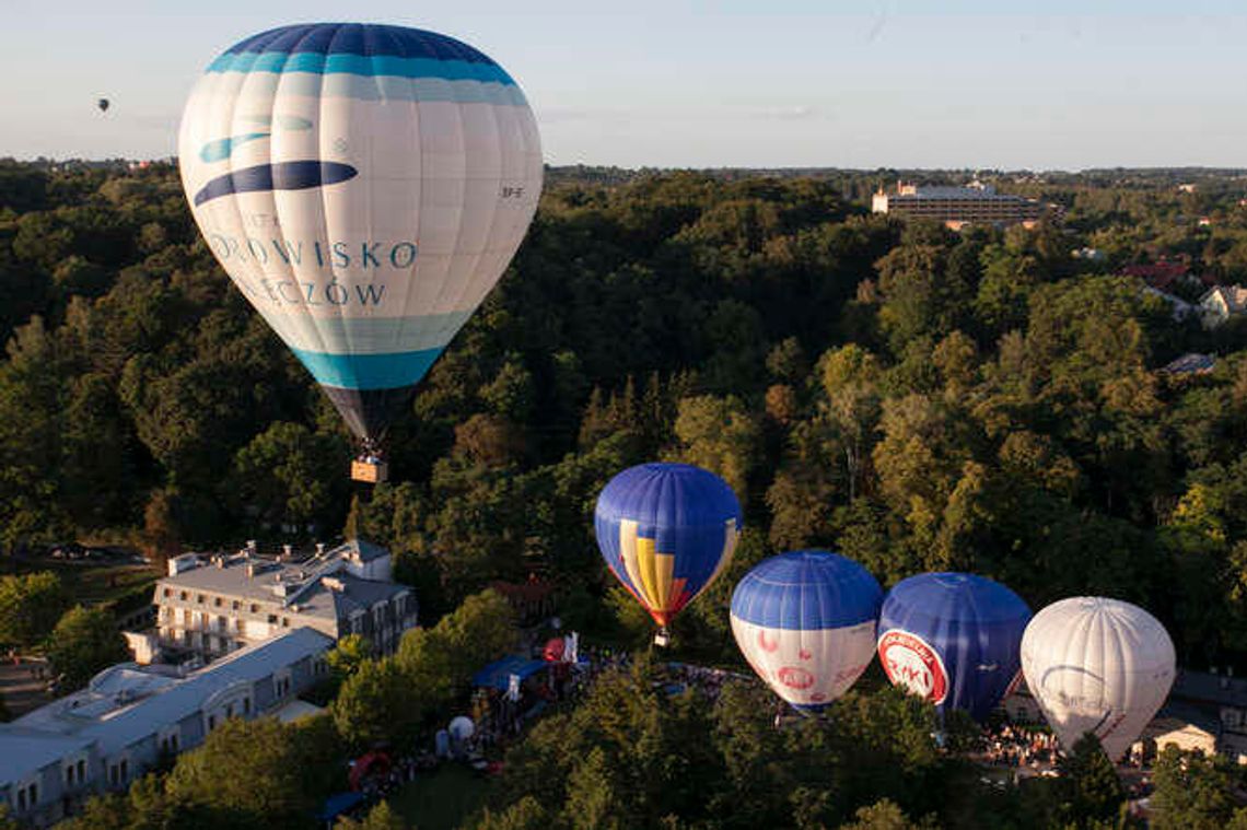 Ostatnie loty Balonowych Mistrzostw Polski w Nałęczowie