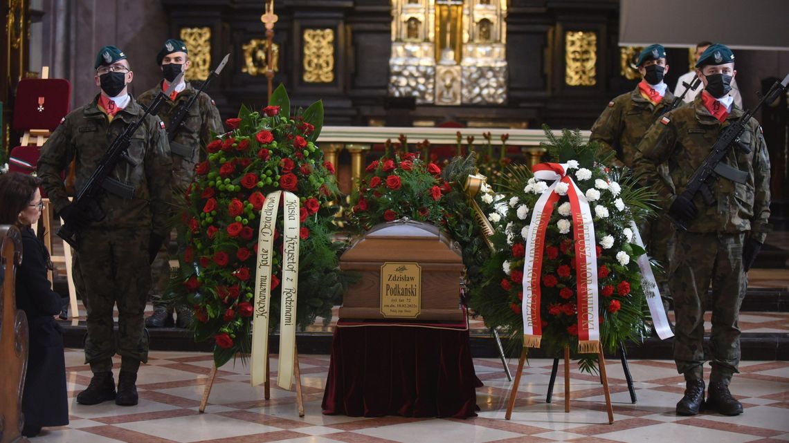 Ostatnie pożegnanie Zdzisława Podkańskiego, byłego ministra kultury [zdjęcia]