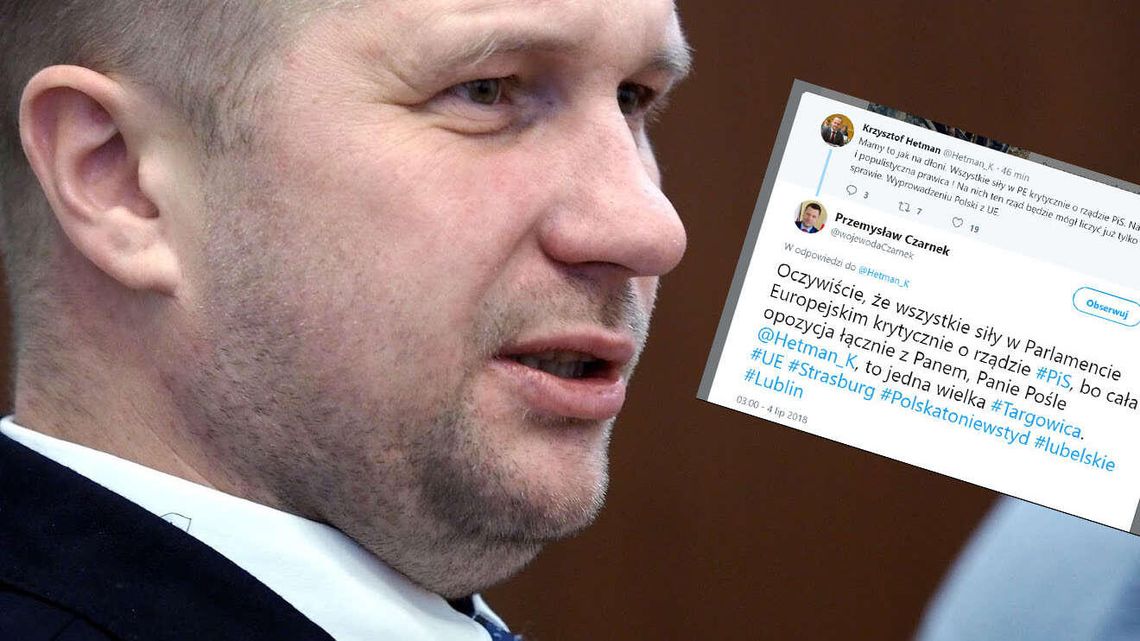 Ostry spór na Twitterze o Sąd Najwyższy. "Wstyd, że pochodzi pan z Lubelszczyzny"