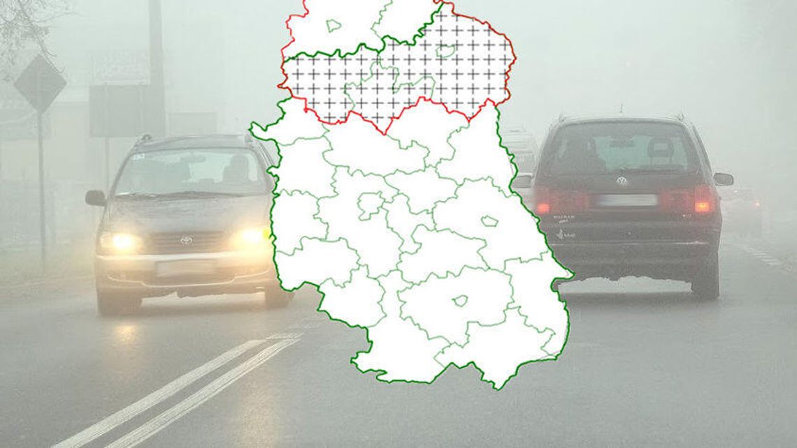 Ostrzeżenie pogodowe. Marznąca mżawka w północnej części regionu Ostrzeżenie pogodowe. Marznąca mżawka w północnej części regionu