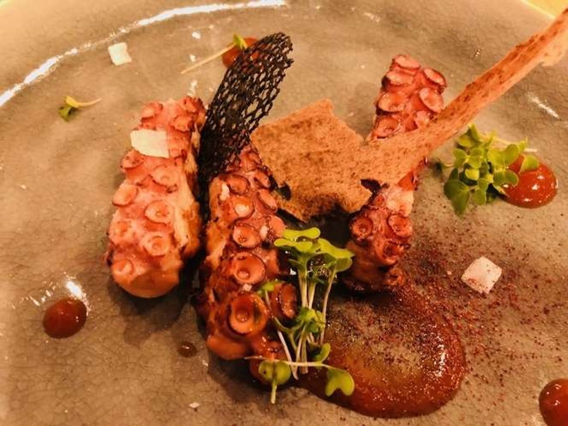 Owoce morza w Restauracji Cukrownia w Opolu Lubelskim