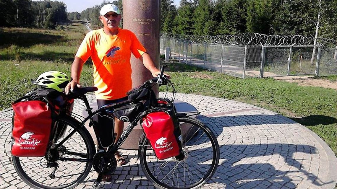 Pan Janusz zamierza przemierzyć Polskę „na krzyż”. Dobroczynne 2 tys. kilometrów