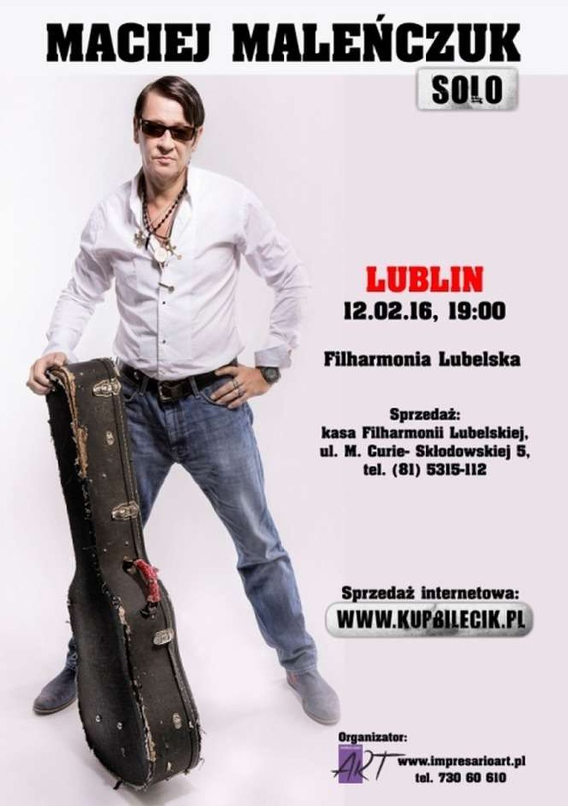 Pan Maleńczuk wystąpi w Filharmonii Lubelskiej Pan Maleńczuk wystąpi w Filharmonii Lubelskiej