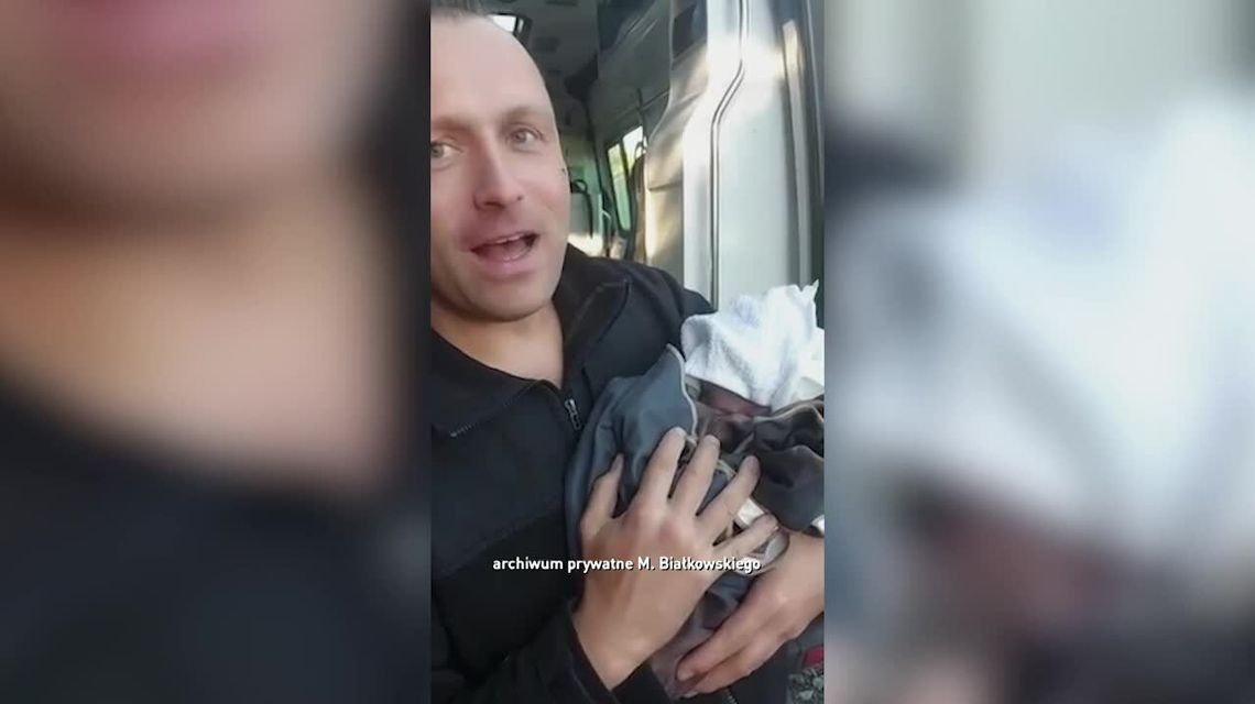 Pan Mateusz opowiada ze szczegółami jak własnoręcznie odebrał poród