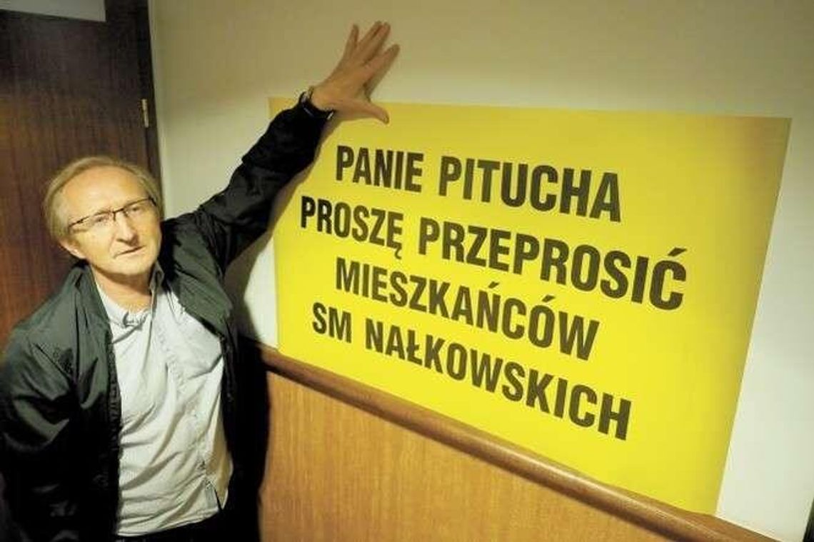 "Panie Pitucha, dlaczego pan jest nieuczciwy". Lekarz ukarany za banner. Chce zaskarżyć wyrok "Panie Pitucha, dlaczego pan jest nieuczciwy". Lekarz ukarany za banner. Chce zaskarżyć wyrok