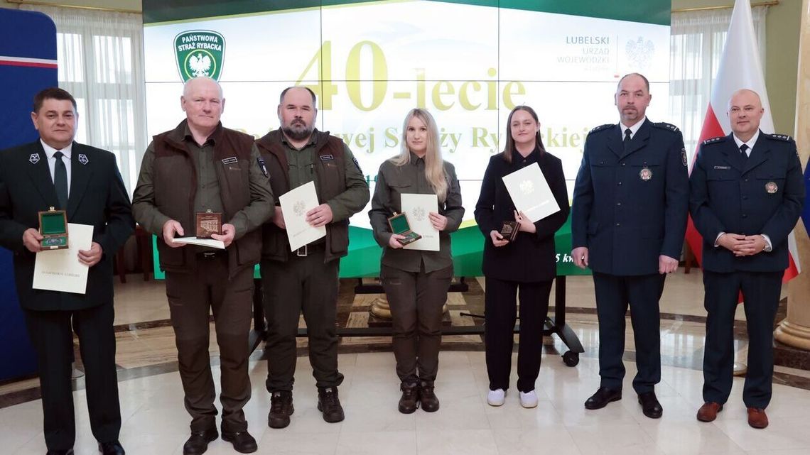 Państwowa Straż Rybacka ma już 40 lat. Były medale i odznaczenia