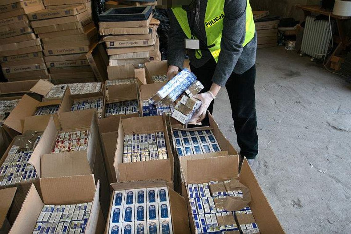 Papierosy z przemytu ukryte w magazynach w Lublinie (wideo)
