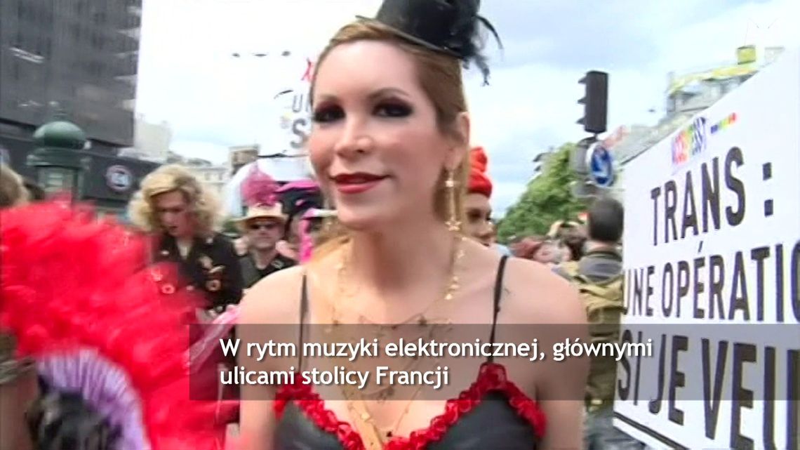 Parada gejów w centrum Paryża (wideo)