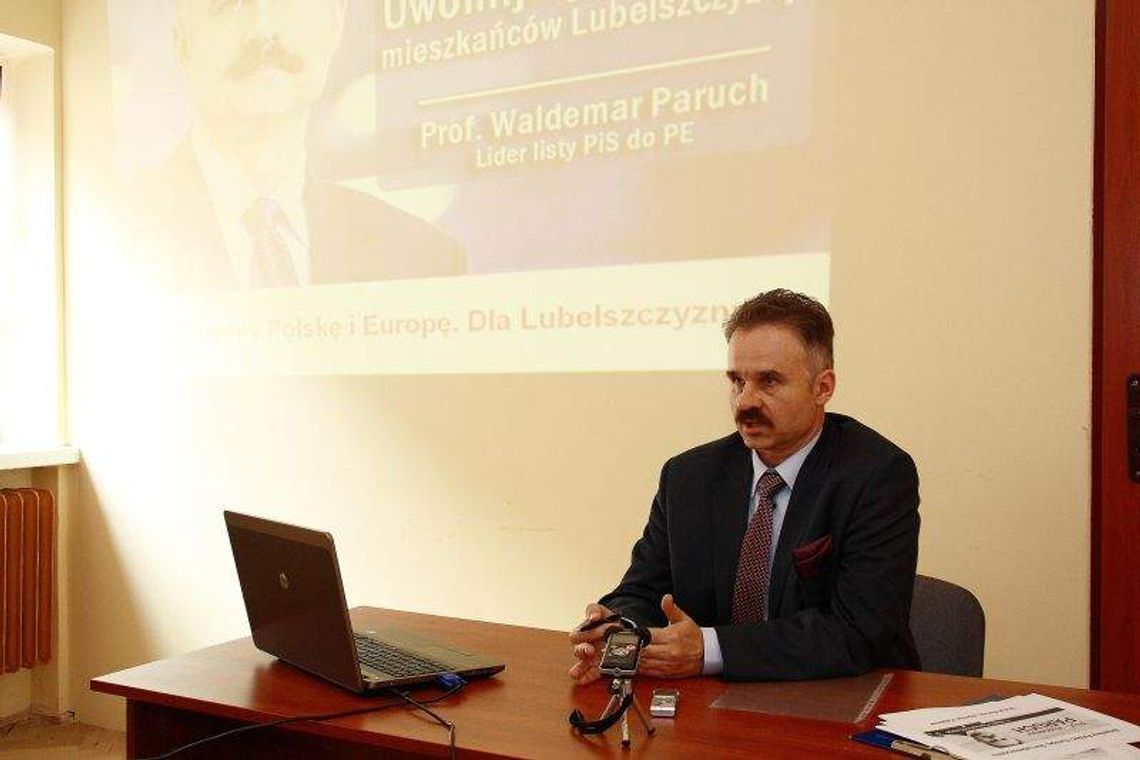 Paruch: "Lublin centrum Europy Środkowej i Wschodniej"