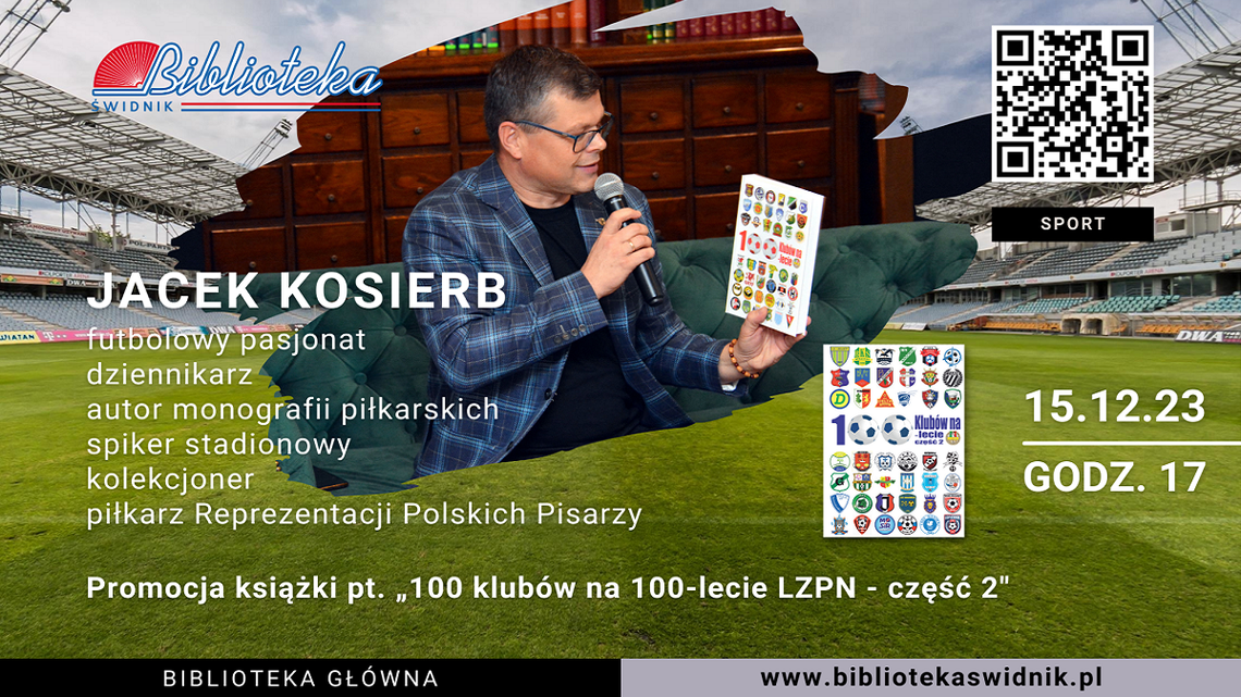 Pasjonat piłki nożnej ze Świdnika będzie prezentować swoją nową książkę