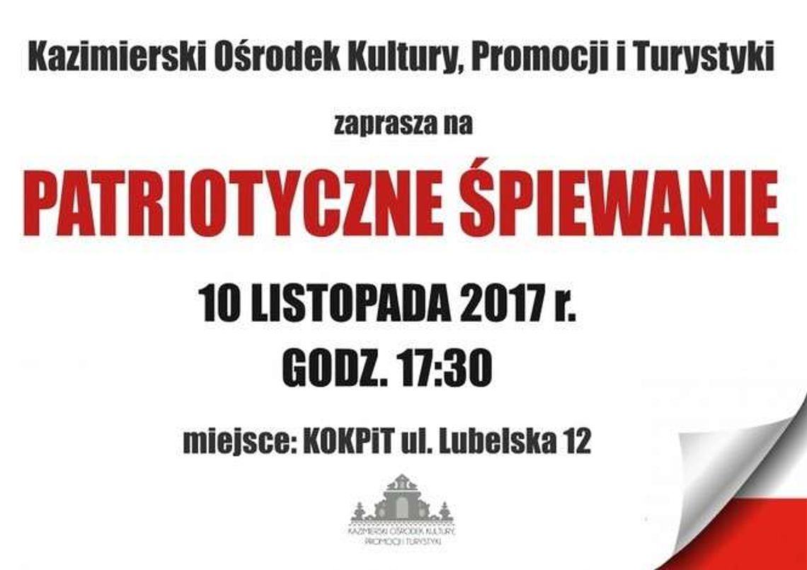 Patriotyczne Śpiewanie w Kazimierzu 