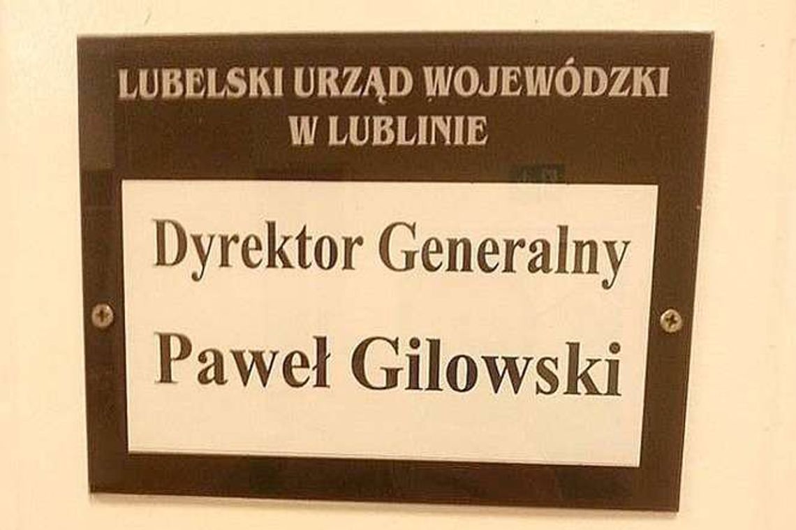 Paweł Gilowski dyrektorem generalnym w Lubelskim Urzędzie Wojewódzkim