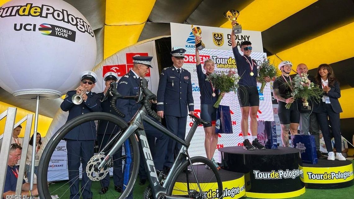 Pedałuje na medal. Policjantka z Zamościa mistrzynią Polski