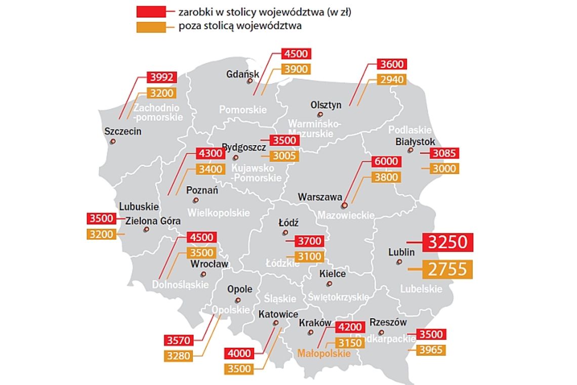 Pensje w woj. lubelskim najniższe w kraju. Jest gorzej niż rok temu