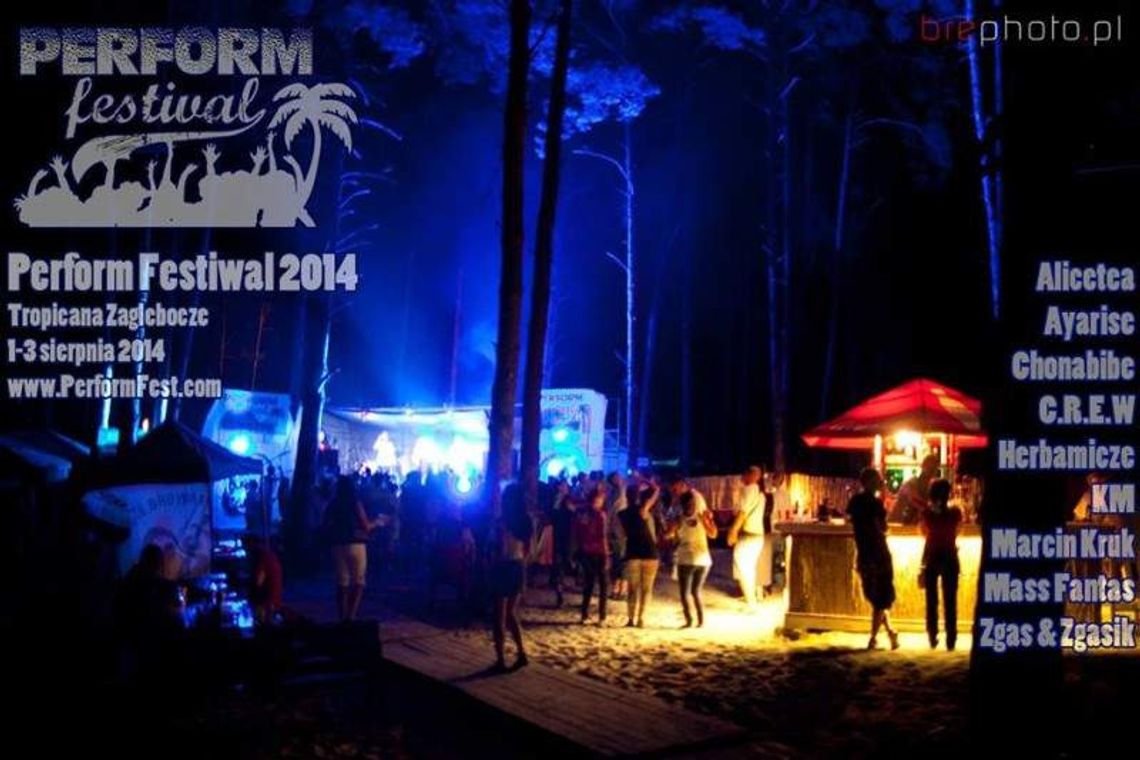 Perform Festiwal 2014. Koncerty i dobra zabawa nad jez. Zagłębocze