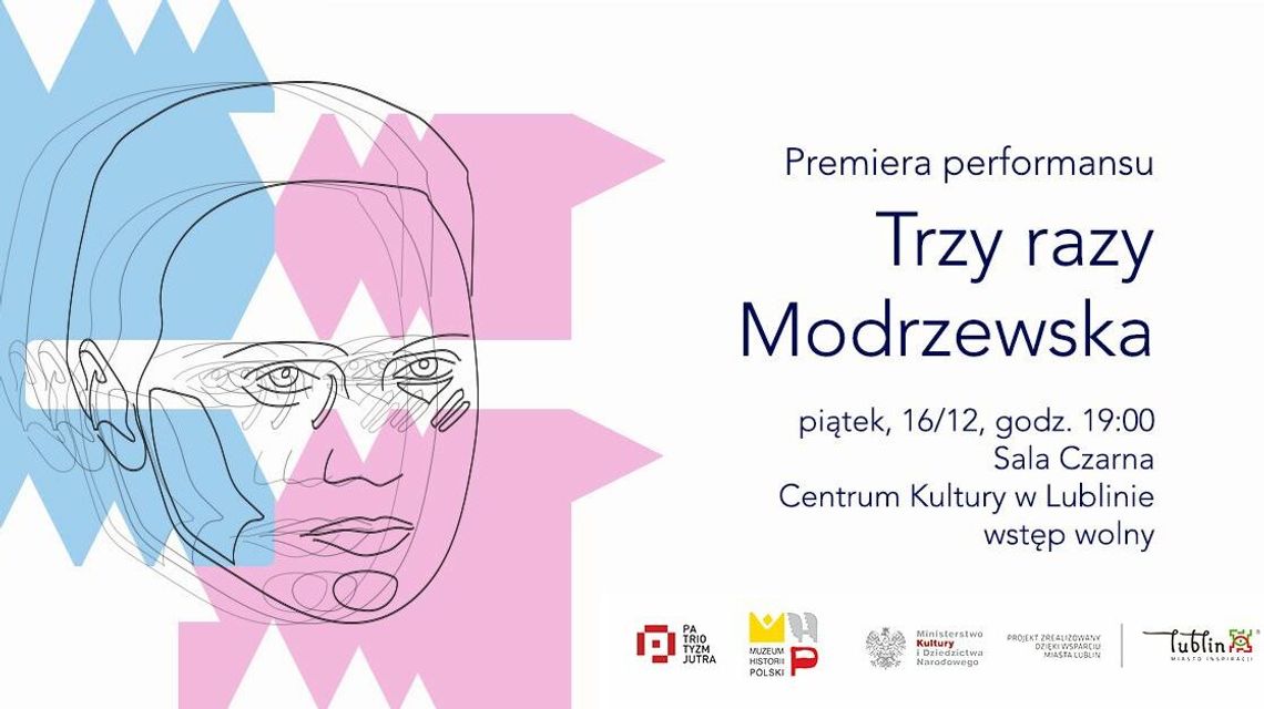 Performance "Trzy razy Modrzewska" w Centrum Kultury