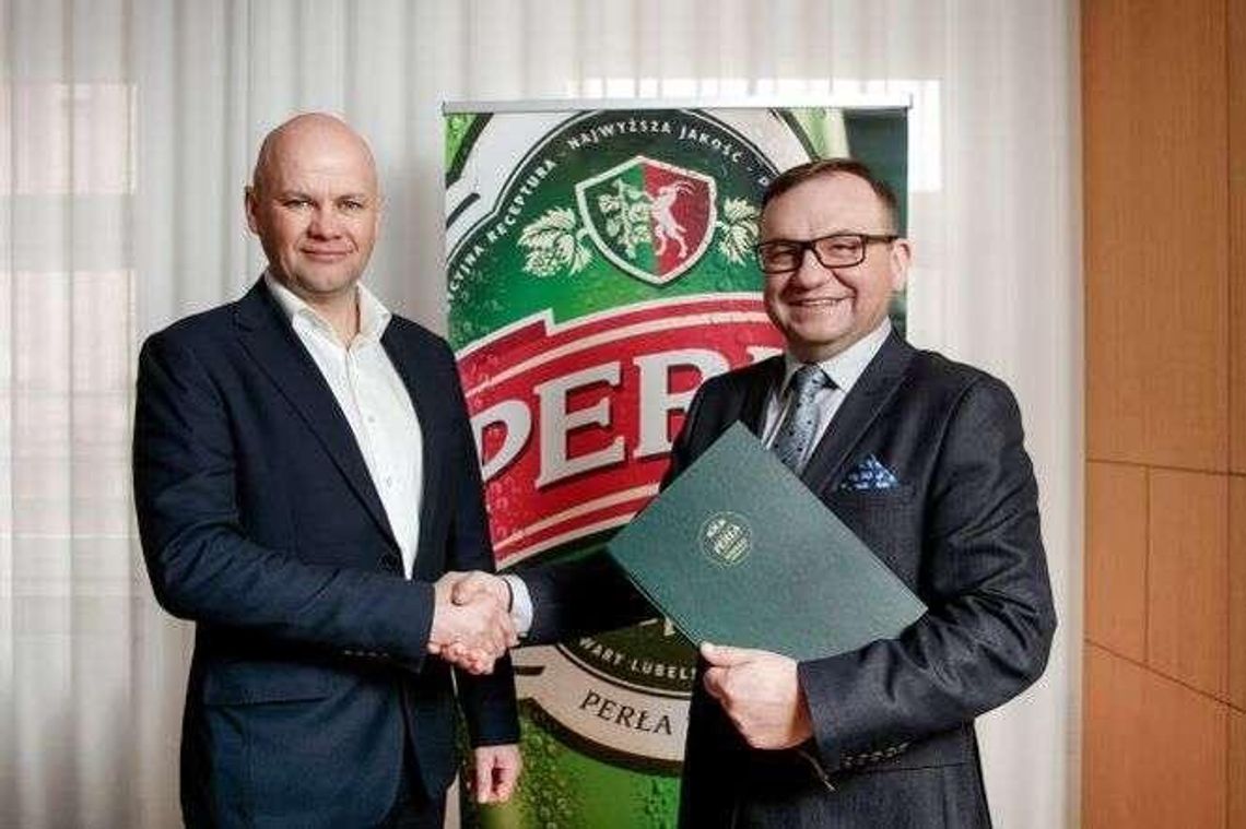 Perła z żużlowcami KM Cross Lublin Perła z żużlowcami KM Cross Lublin