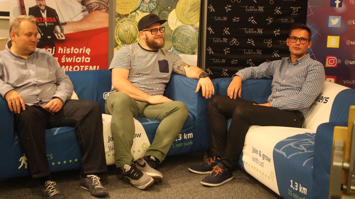 Petarda. Historie z młotem w tle. Paweł Fajdek opowiadał o swojej książce w Lublinie Petarda. Historie z młotem w tle. Paweł Fajdek opowiadał o swojej książce w Lublinie