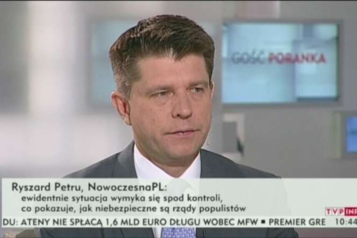 Petru: Grexit uderzy w Polskę