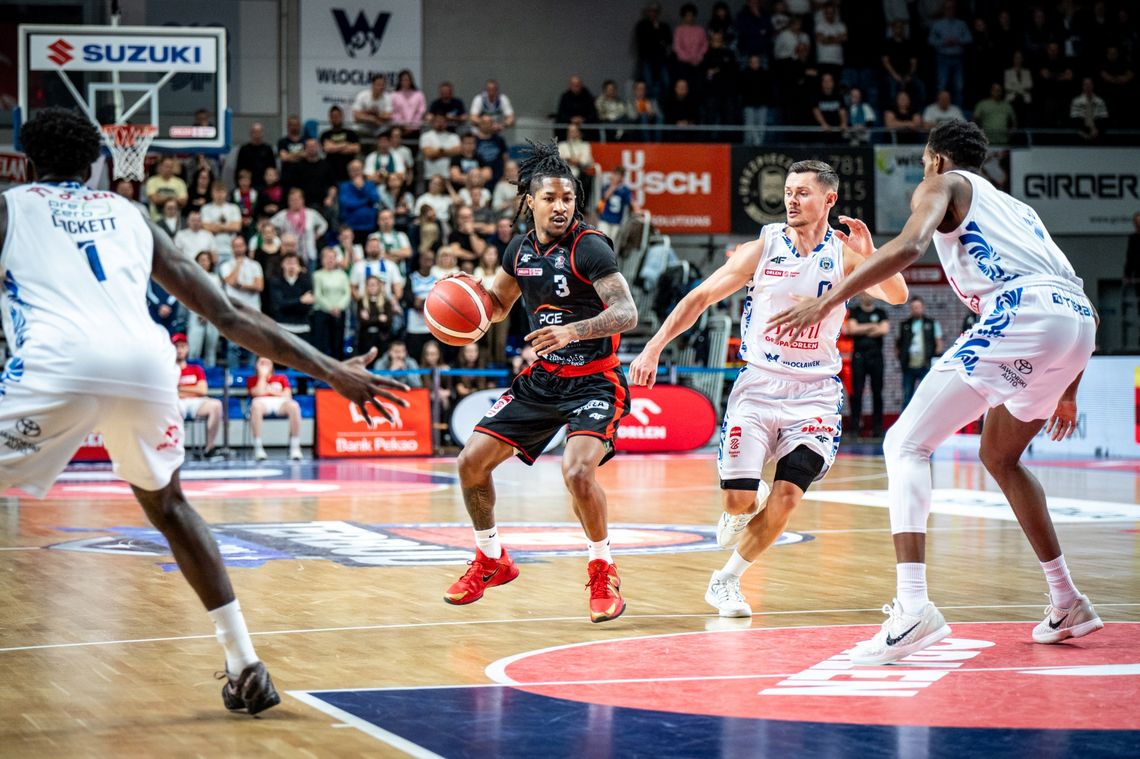 PGE Start Lublin wyraźnie przegrał z Anwilem Włocławek