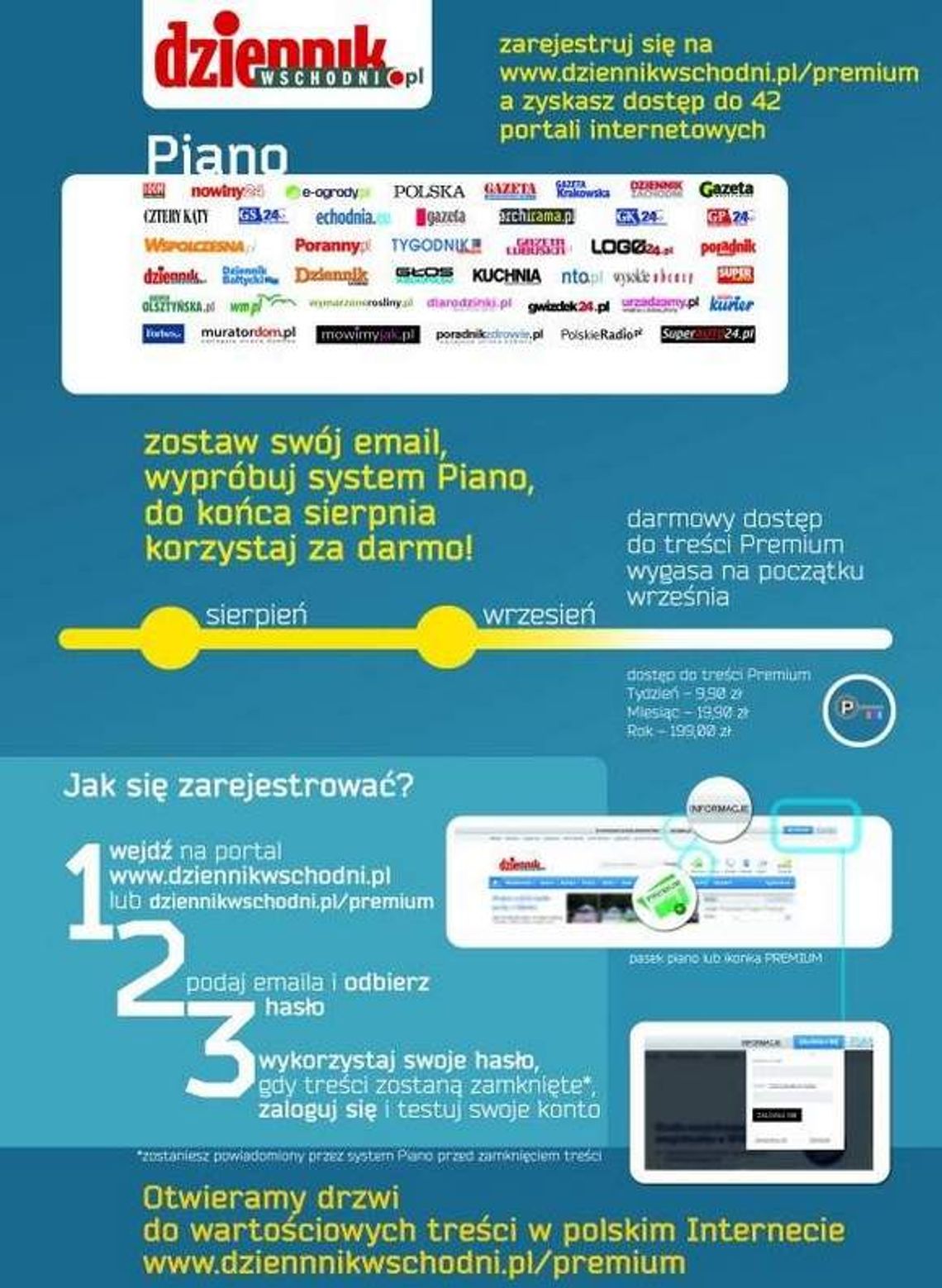 Piano: Załóż konto i czytaj najlepsze artykuły