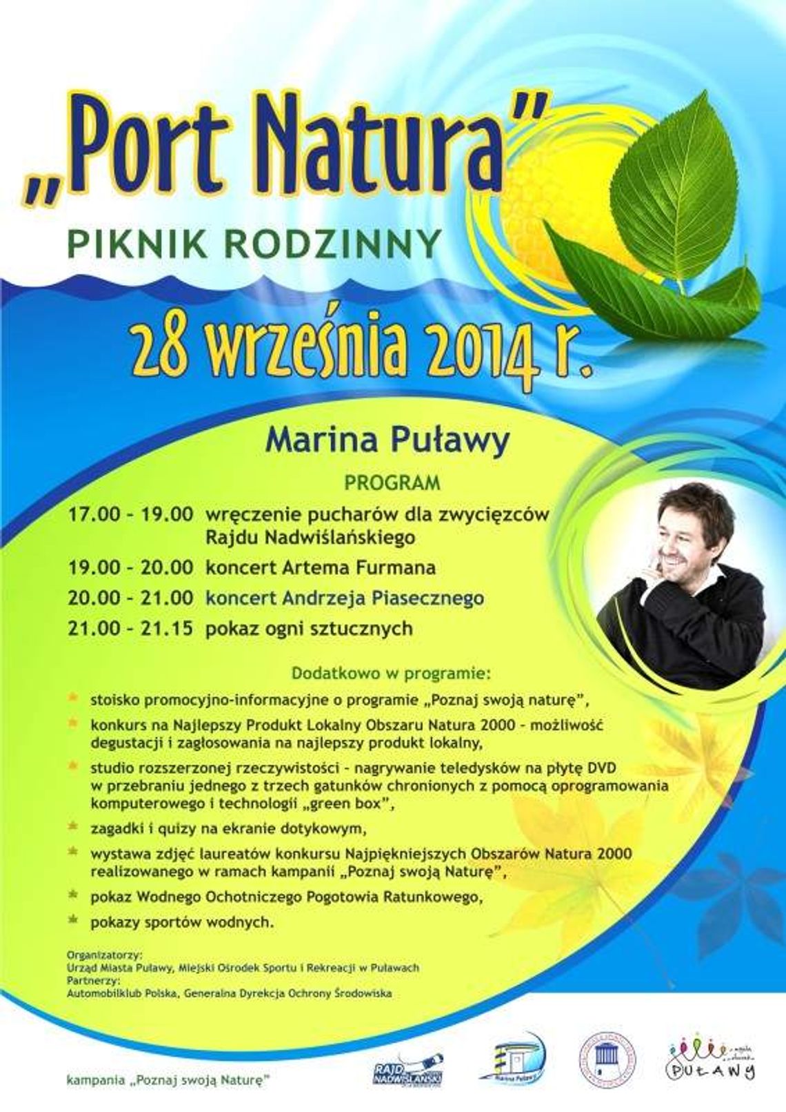 Piasek nad Wisłą. Piknik w porcie w Puławach